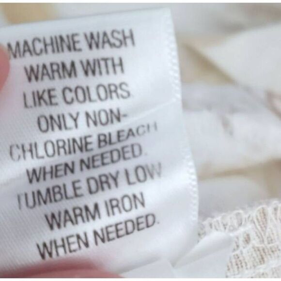 CROFT & BARROW CREAM & BROWN LEAF PRINT SHIRT JACKET SZ.M EUC - Picture 5 of 5